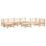 vidaXL Salon de jardin 8 Pièces Bois de pin massif