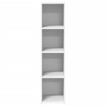 vidaXL Buffet blanc 30x41x124 cm bois d'ingénierie
