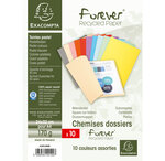 Pt 10 chemises FOREVER 180 assorti EXACOMPTA
