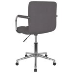 Chaise fauteuil siège pivotante de bureau informatique étude tissu taupe 02_0024182