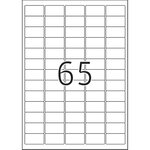 Boîte 6500 Etiquettes Universelle 38 1 x 21 2 mm Blanc TOP STICK