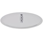 vidaXL Pomme de douche plongeante 2 Pièces Acier inoxydable Ø 40 cm