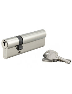 THIRARD - Cylindre de serrure double entrée STD UNIKEY (achetez-en plusieurs  ouvrez avec la même clé)  30x70mm  3 clés  nickelé