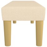 vidaXL Banc Crème 100x30x30 cm Tissu