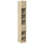 vidaXL Armoire de rangement mince chêne sonoma 30x42 5x225 cm