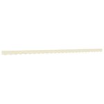 vidaXL Tissu de remplacement de cantonnière d’auvent rayure crème 6 m