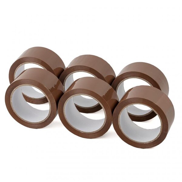 Lot de 6 adhésifs havanes polypropylènes