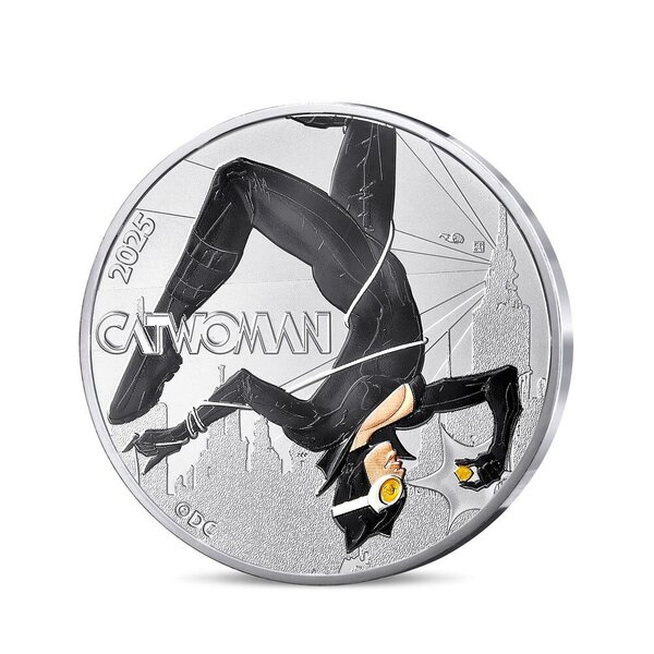 DC COMICS Monnaie de 10€ Argent CATWOMAN