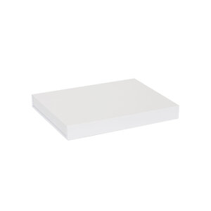 Boîte ultra-plate aimantée luxe blanc mat A5