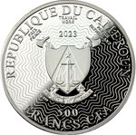 Pièce de monnaie en argent 500 francs g 17.50 millésime 2023 zodiac signs gemini