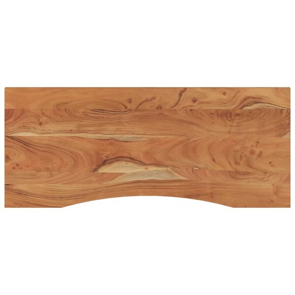 vidaXL Dessus de bureau 110x50x2 5 cm rectangulaire bois massif acacia