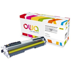 Toner d'encre remanufacturé, compatible pour HP 130A CF352A - Jaune