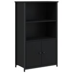 vidaXL Buffet haut noir 62x32x103 5 cm bois d'ingénierie