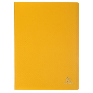 Protège-documents En Polypropylène Souple Opak 100 Vues - A4 - Jaune - X 12 - Exacompta
