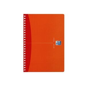 Carnet My Colours A5 avec reliure à spirale double, règle marque-pages et pages lignées, 90 g/m², 90 feuilles/180 pages, bleu (paquet 5 unités)
