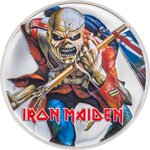EDDIE THE TROOPER Iron Maiden 1 Once Argent Monnaie 5 Dollars Cook Islands 2023