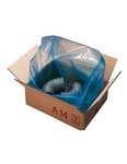 (lot de 250 sacs) sac à soufflet anticorrosion vci pour caisse carton palettisable 410 + 150/150 x 650