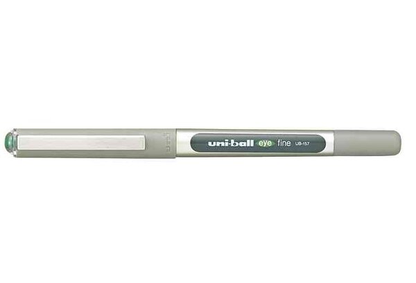 Roller encre liquide EYE UB157 Pte Moy. 0,7mm Vert UNI-BALL