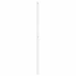 vidaXL Tête de lit métal blanc 140 cm