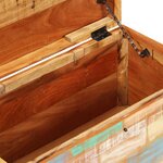 vidaXL Coffre de rangement Bois de récupération massif