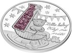 Pièce de monnaie en Argent 2 Dollars g 31.1 (1 oz) Millésime 2024 Crystal Series HELLO BABY