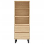 vidaXL Buffet haut Chêne sonoma 40x36x110 cm Bois d'ingénierie