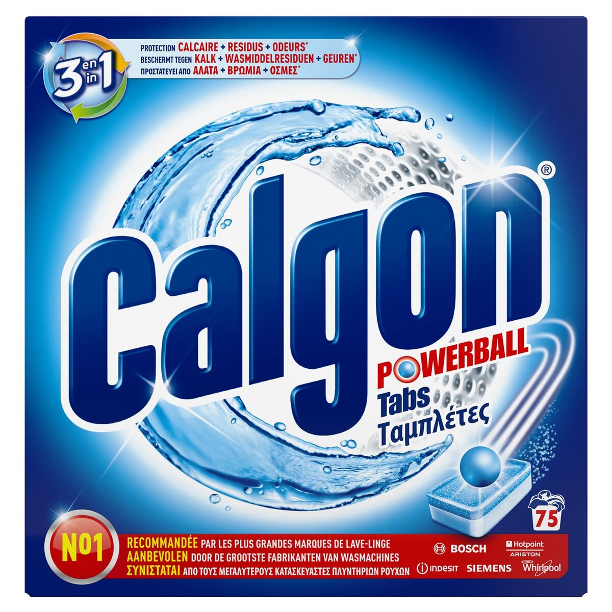 3en1 Gel Hygiène Plus Anticalcaire Nettoyant pour Lave-linge - 750 ml  CALGON - La Poste