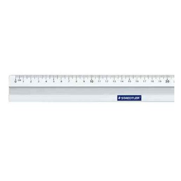 Régle en métal aluminium Anti glisse 20 cm STAEDTLER