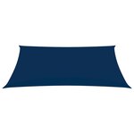 Vidaxl voile de parasol tissu oxford rectangulaire 5x7 m bleu