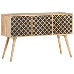 vidaXL Buffet 118x35x75 cm Bois de manguier massif