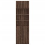 vidaXL Armoire de rangement chêne brun 70x42 5x225cm bois d'ingénierie