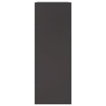 vidaXL Buffet noir 67x39x107 cm acier