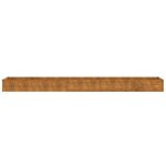vidaXL Lit surélevé de jardin 482x50x36 cm acier corten