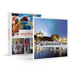 SMARTBOX - Coffret Cadeau Croisière gourmande d’1h45 sur la Seine avec dîner Menu 3 plats sur le Paris en Scène -  Gastronomie