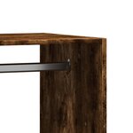 vidaXL Garde-robe chêne fumé 77x48x102 cm bois d'ingénierie