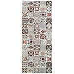 Tapis de Cuisine carreaux de Ciment 90 x 130 cm - Orange