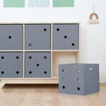 Boîte de rangement DICE gris 3