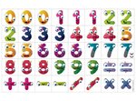 Plaquette d'aimants KIDY board 40 lettres 25x25 mm MAPED