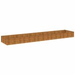 vidaXL Lit surélevé de jardin 482x100x36 cm acier corten