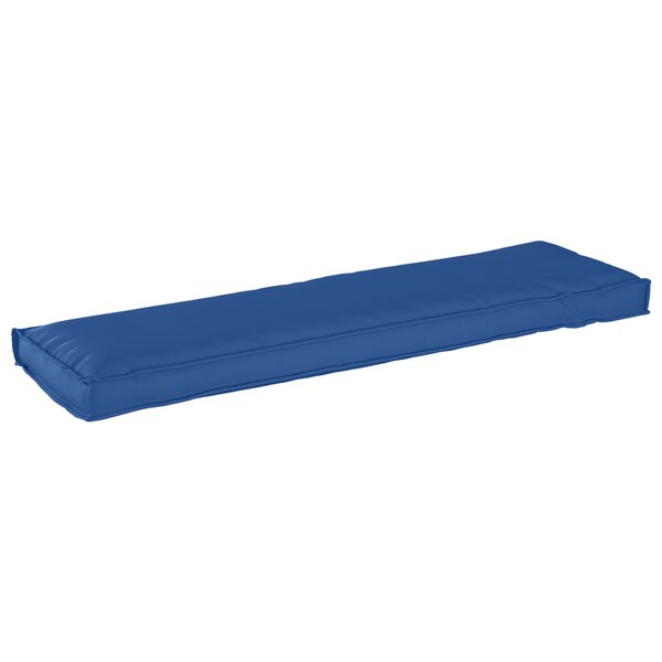 vidaXL Coussin de Palette pour Banc Bleu Royal 140x40x8 cm Tissu Oxford