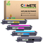 COMETE, Marque française - TN241 TN245 - Pack 4 Cartouches Toner Compatibles avec Brother TN-241 TN-245 - pour Toner Brother TN241 TN245 DCP-9020CDW DCP-9022CDW DCP-9015CDW