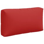 vidaXL Coussins de palette lot de 3 rouge tissu