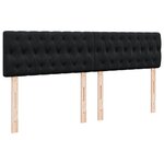 vidaXL Sommier à lattes de lit et matelas Noir 200x200 cm Velours
