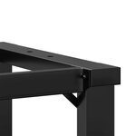 vidaXL Pieds de table basse cadre en O 70x30x43 cm fonte