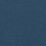vidaXL Cadre de lit Bleu 100 x 200 cm Tissu
