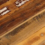 vidaXL Dessus de table carré 70x70 cm 15-16 mm Bois de récupération