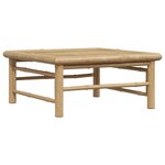 vidaXL Salon de jardin 2 Pièces avec coussins gris foncé Bambou