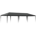 vidaXL Tente de réception professionnelle 4x9 m Anthracite 90 g/m²