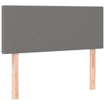 vidaXL Tête de lit Gris foncé 90x5x78/88 cm Tissu