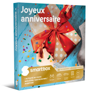 SMARTBOX - Coffret Cadeau Joyeux anniversaire Sélection - Multi-thèmes